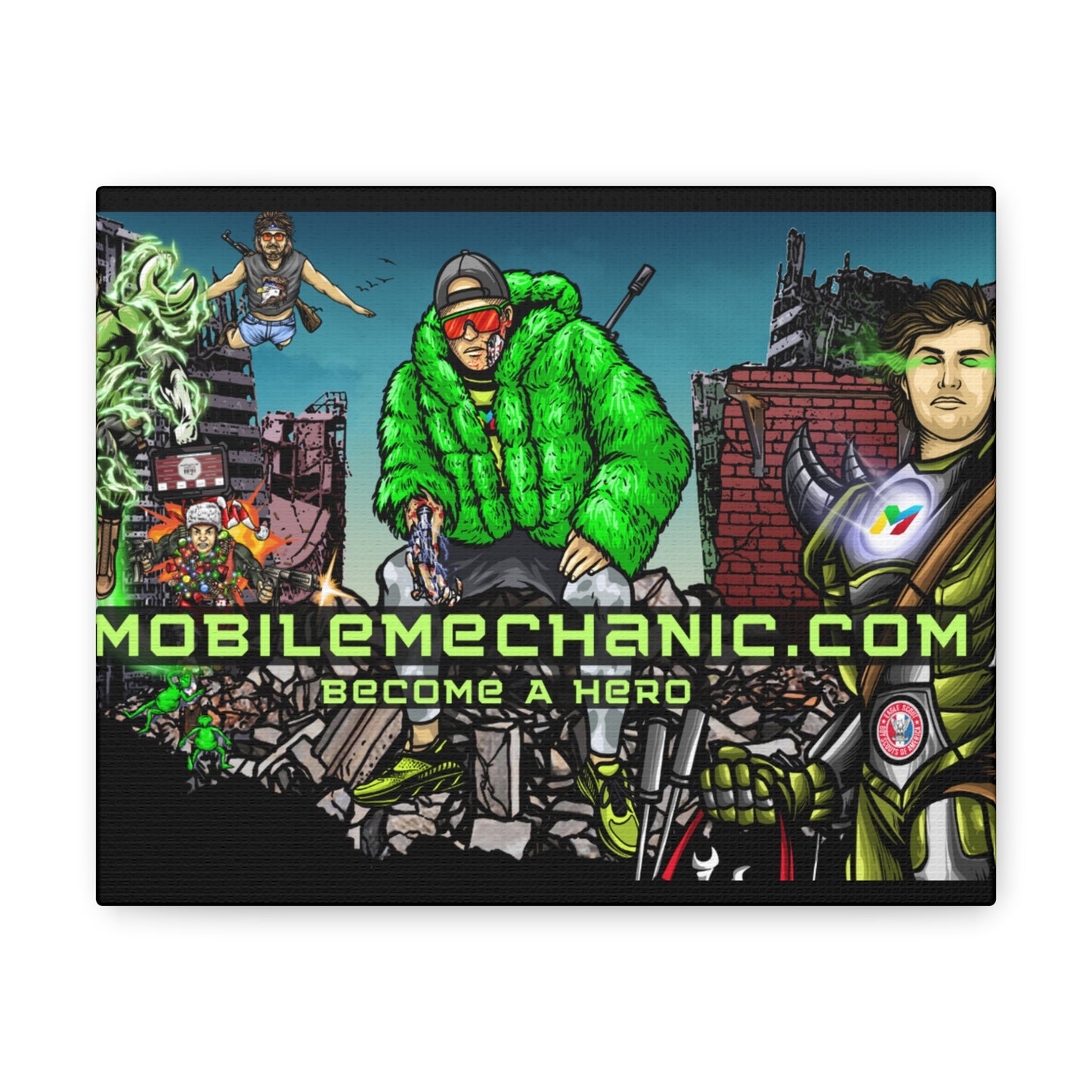 Become A Hero Canvas