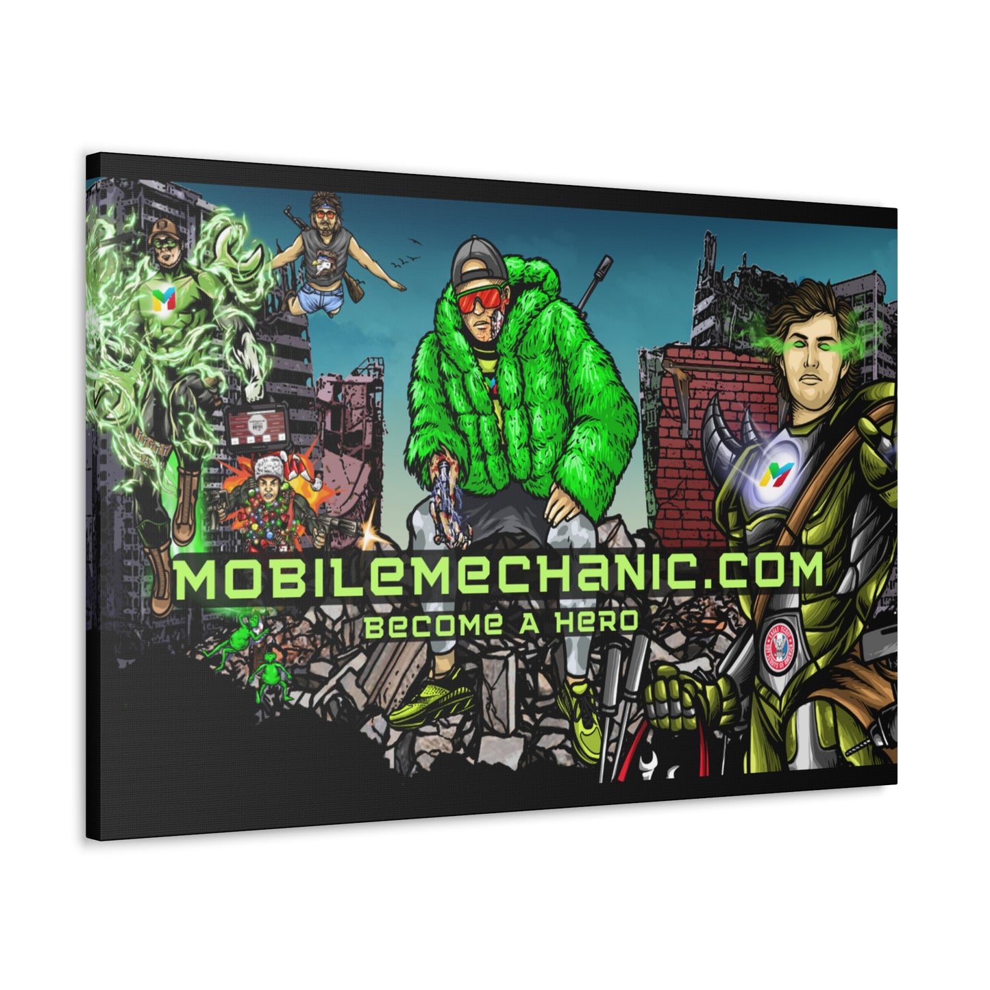 Become A Hero Canvas