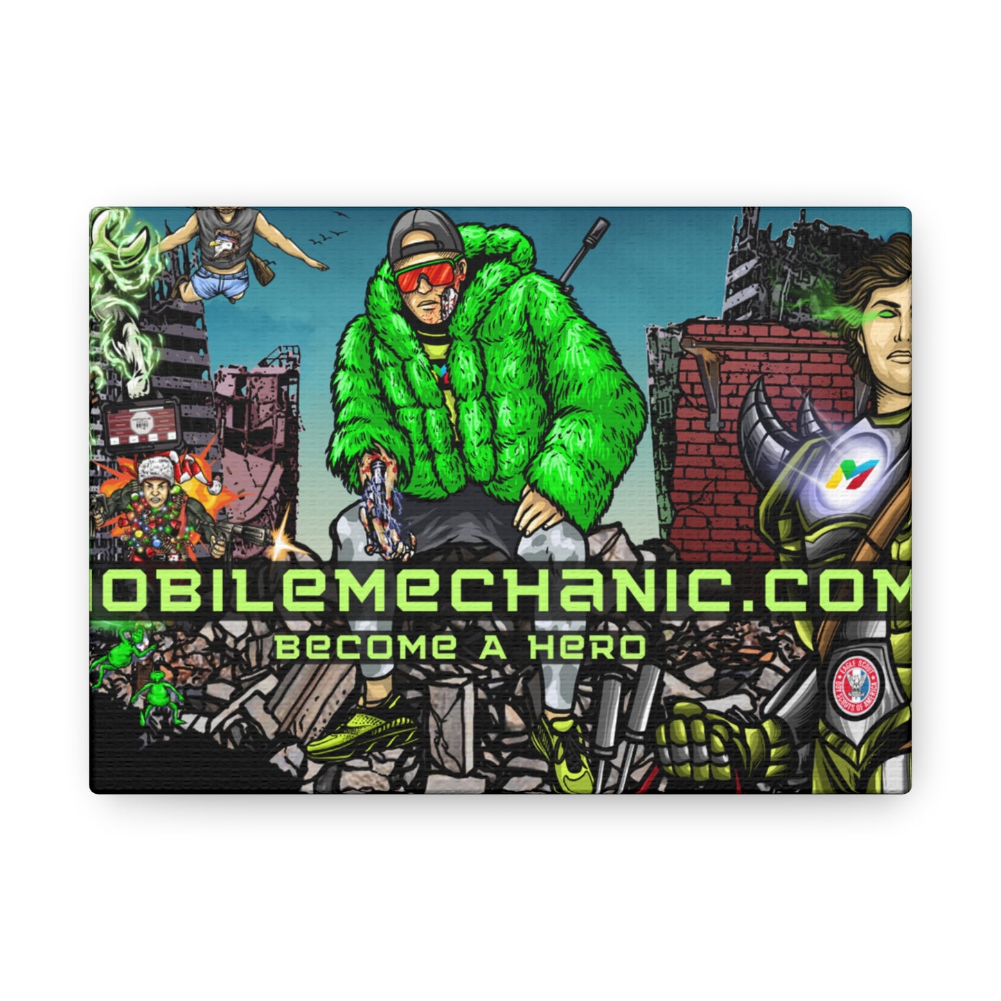 Become A Hero Canvas