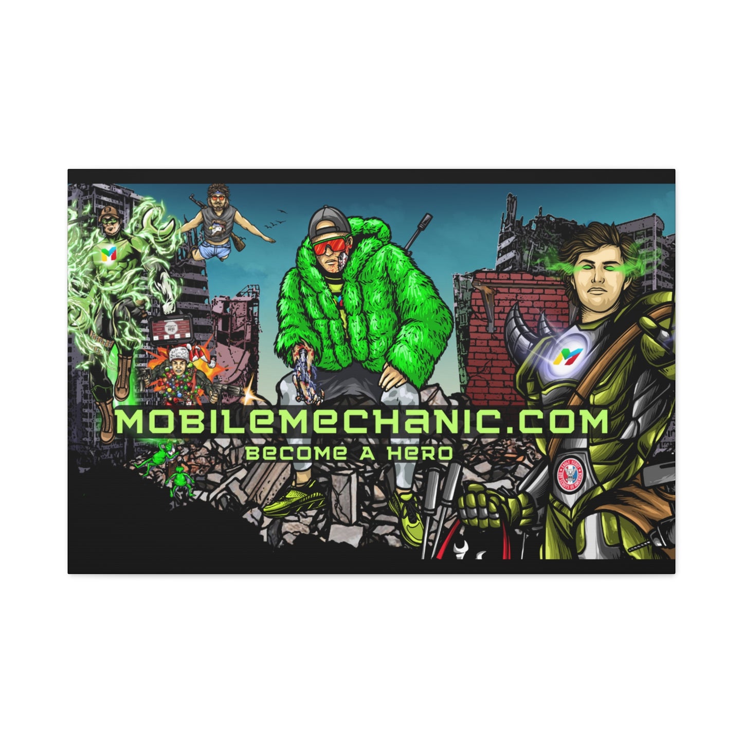 Become A Hero Canvas