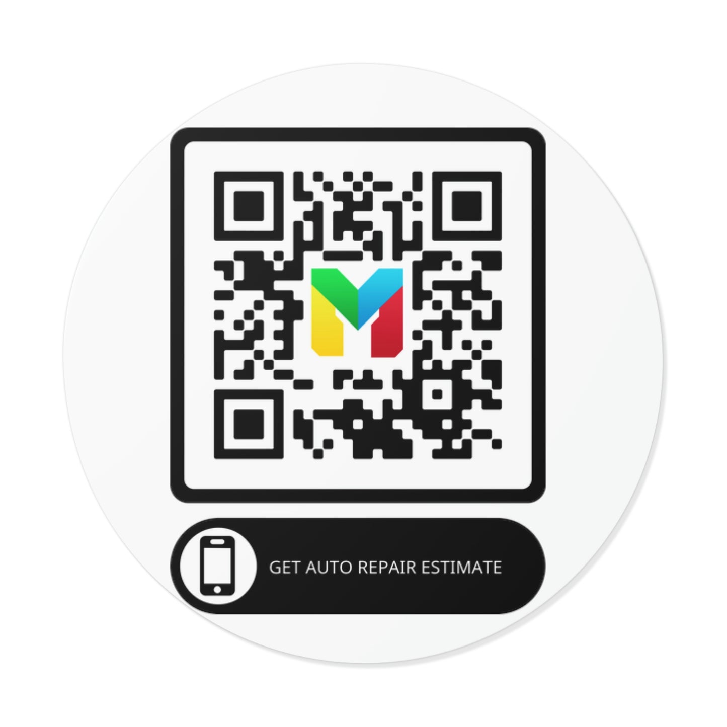 MobileMechanic.com QRcode stickers